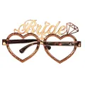 Bride To Be Plastik Gözlük Taç Set Rose Gold 1 Adet