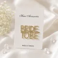 Bride To Be Taşlı Lüks Toka Gold