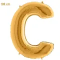 C Harf Folyo Balon – Gold – 100 cm (40 inch)