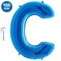 C Harf Folyo Balon – Mavi – 100 cm (40 inch)