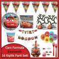 Cars 3 Ekonomik Süper Set (16 Kişilik)