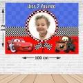 Cars (Şimşek Mcqueen) Parti Afişi 70*100 cm