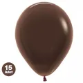 Çikolata Kahverengi Pastel Balon 15 Adet