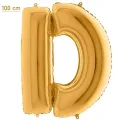 D Harf Folyo Balon – Gold – 100 cm (40 inch)