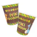 Dinozor Bardak (8 Adet)