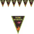 Dinozor Temalı Bayrak 2 Metre