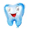 Diş Folyo Balon Mavi 50x48 cm