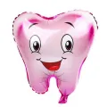 Diş Folyo Balon Pembe 50x48 cm
