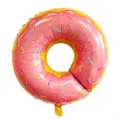 Donut Folyo Balon Pembe 65x65 cm