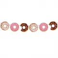Donut Temalı Dekoratif Banner 160x17 cm