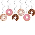 Donut Temalı Tavan Süs 6 Adet