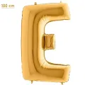 E Harf Folyo Balon – Gold – 100 cm (40 inch)