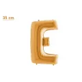 E Harf Folyo Balon – Gold – (35 cm - 16 inch)