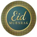 Eid Mubarak Tabak 8 Adet