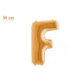 F Harf Folyo Balon – Gold – (35 cm - 16 inch)