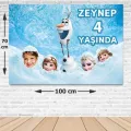 Frozen Elsa Kişiye Özel Parti Afişi 70*100 cm