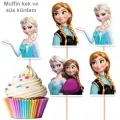 Frozen Elsa Şekilli Kürdan 10 Adet