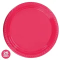Fuşya Plastik Lüks Tabak (25 adet)