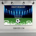 Futbol Doğum Günü Afişi (108x155 cm)