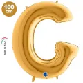 G Harf Folyo Balon – Gold – 100 cm (40 inch)