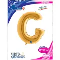 G Harf Folyo Balon – Gold – 100 cm (40 inch)