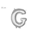 G Harf Folyo Balon – Gümüş – (35 cm - 16 inch)