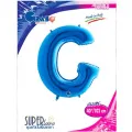 G Harf Folyo Balon – Mavi – 100 cm (40 inch)