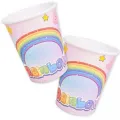 Gökkuşağı Temalı Bardak 8 adet
