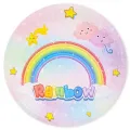 Gökkuşağı Temalı Tabak 8 adet