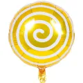 Gold Spiral Şeker Folyo Balon (45 cm)