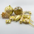 Gold Yılbaşı Süsleri Lüks Set (26 Parça)