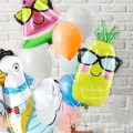 Gözlüklü Ananas Folyo Balon 65x41 cm