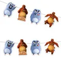 Grizzy ve Lemmingler Dekor Süs Banner (155x18 cm)