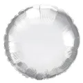 Gümüş Yuvarlak Folyo Balon (45 cm - 1 Adet)