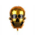Halloween Gold Kuru Kafa Folyo Balon (55x70 cm)