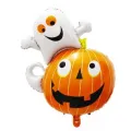 Halloween Hayalet Balkabağı Folyo Balon 80*60 cm