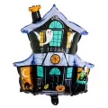 Halloween Hayaletli Ev Folyo Balon 60*65 cm
