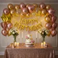 Happy Birthday Folyo Balon Gold (35 cm)