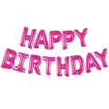 Happy Birthday Folyo Balon Pembe (35 cm)