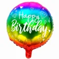 Happy Birthday Folyo Balon Rainbow (45 cm)