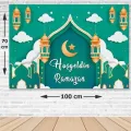 Hoş Geldin Ramazan Afiş Yeşil 70*100 cm