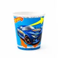 Hot Wheels Karton Bardak (8 Adet)