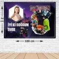 Hotel Transylvania Doğum Günü Parti Afişi Kız 70*100 cm