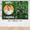 Hulk Doğum Günü Parti Afişi 70*100 cm
