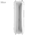 I Harf Folyo Balon – Gümüş – 100 cm (40 inch)