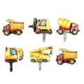 İnşaat Araçları Folyo Balon Seti (35 cm) 6 Adet