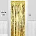 Işıltılı Duvar ve Kapı Perdesi Gold 90x200 cm