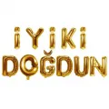 İyi ki Doğdun Folyo Balon Gold (35 cm)