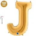 J Harf Folyo Balon – Gold – 100 cm (40 inch)