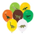 Jurassic Dinozor Baskılı Balon 8 adet